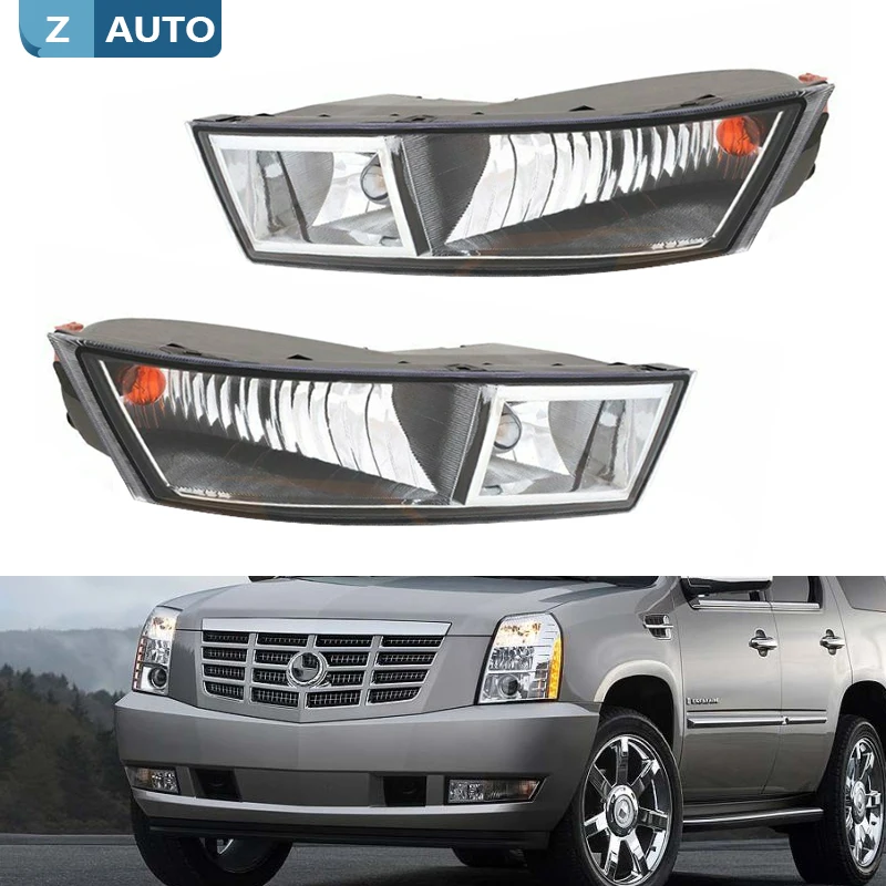 Front Bumper Fog light Car Fog Lamp Assembly For Cadillac Escalade ESV 2007 2008 2009 2010 2011 2012 2013 2014 10383562 10383563