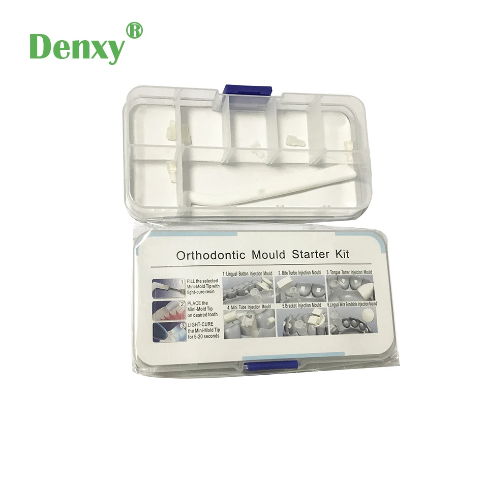 Denxy High Quality Dental Orthodontic Mould Starter Kit Mini Forming Mold Injection Moulds Dentist Orthodontic Accessory