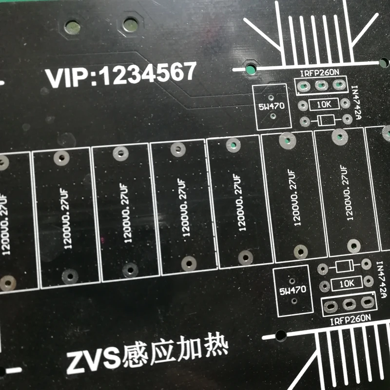 New product induction heating kit ZVS tapless Jacobs high pressure package Tesla drive 4 tube PCB