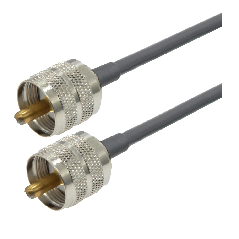 BEVOTOP LMR240 Cable PL259 UHF male to UHF male connector RF Adapter Coaxial Cable 50ohm 50-4 Pigtail Ham Radio Extension Cord