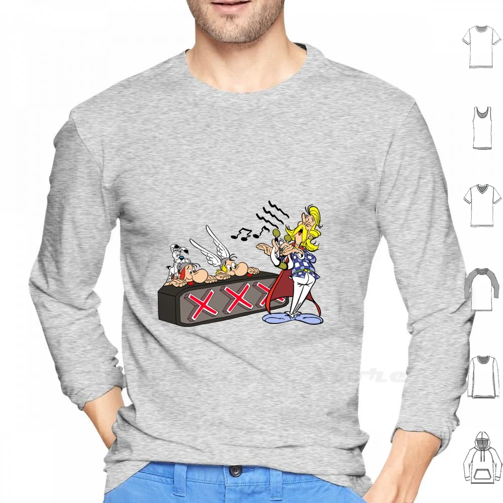 Cacofonix Got Talent Long Sleeve T Shirt Asterix Obelix Cacofonix Got Talent Asterix And Obelix Asterix And The Romans Idefix