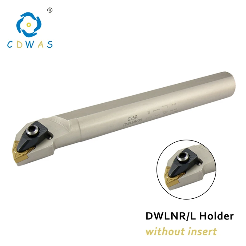 S20R S25S S32S DWLNR 08 White Internal Turning Tool Holder High Quality For WNMG 080408 Carbide Inserts Lathe Cutter Tools