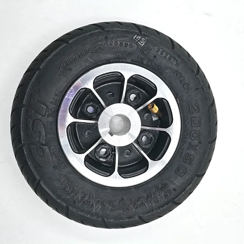 CST 200X50 8 inch wheel 8x2 inner and tyre with alloy hub wheels all parts for Electric Scooter