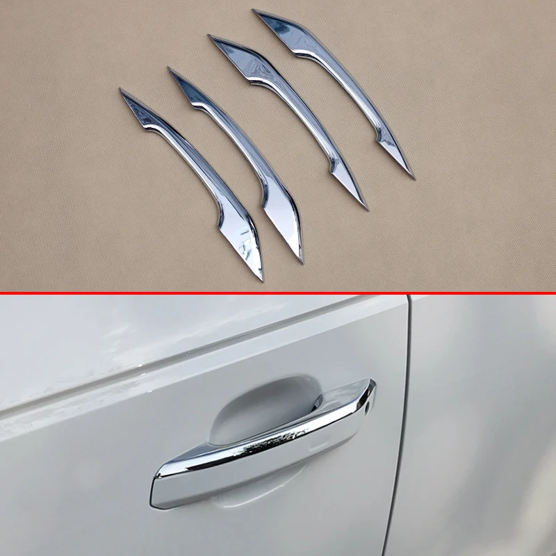 

Chrome Door Handle Trims Cover Strips For 2016 2017 2018 2019 2020 Audi A4 B9 Sedan Avant Allroad A5 F5 Q5 FY