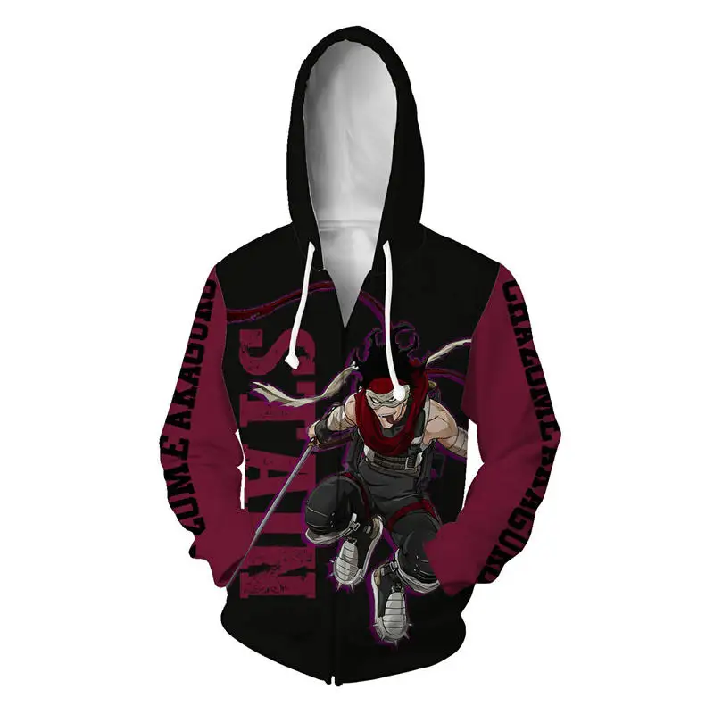 جديد 2021 سترة الموسم أكاديمية بطلي رائعة الطباعة Himiko Toga لعبة الرسوم المتحركة ثلاثية الأبعاد تأثيري سترة هالوين زي دعوى