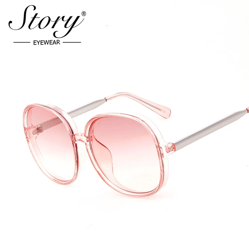 STORY Brand Designer Big Frame Sunglasses Female UV400 Shades Dark Green Women Sunglasses Oversized Luxury Sun Glasses oculos image 6