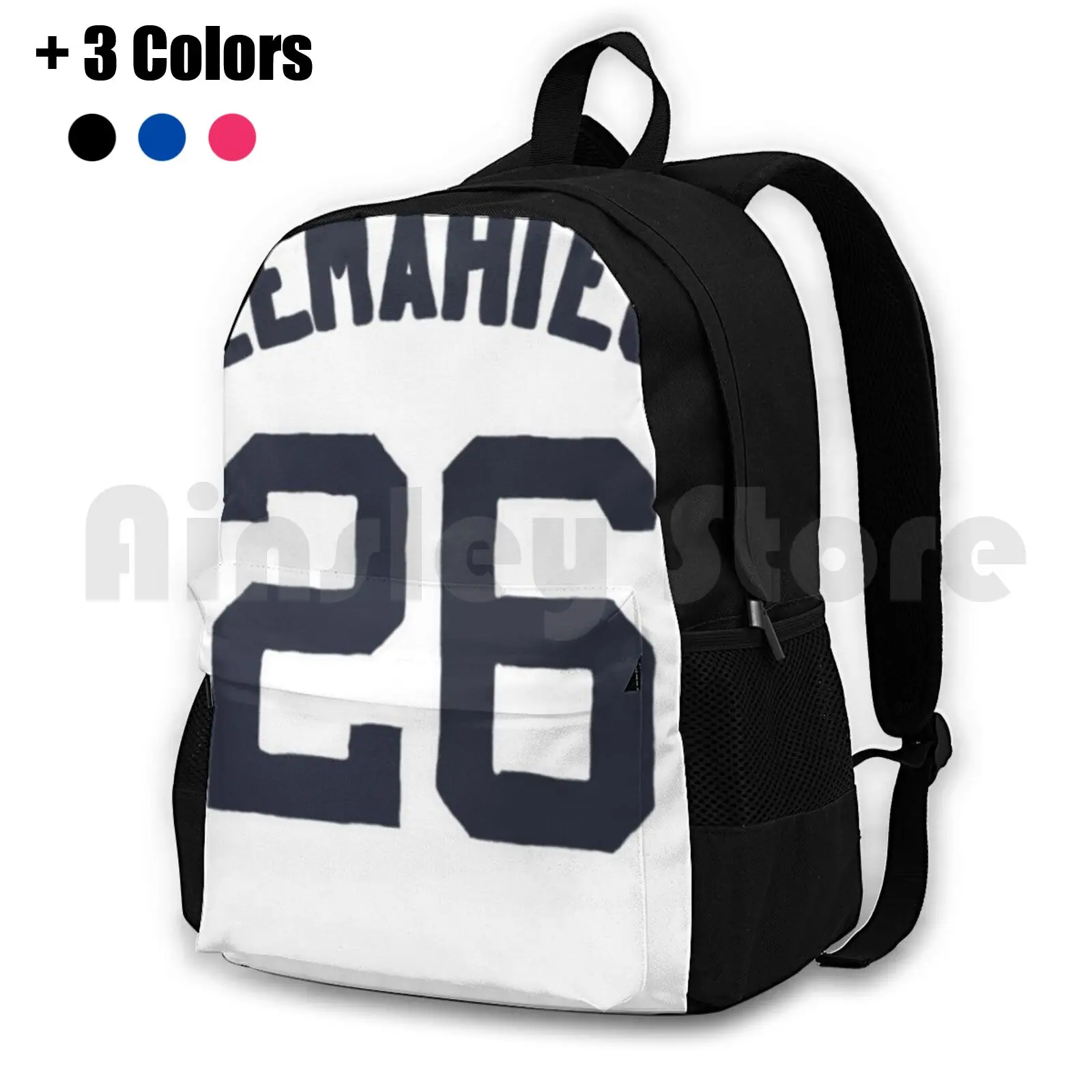 Dj Lemahieu Outdoor Hiking Backpack Waterproof Camping Travel Baseball Football Hockey Basketball Sports Dj Lemahieu