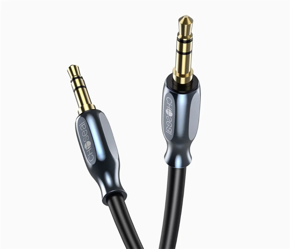 Choseal RCA Kabel 3,5mm AUX RCA Adapter Kabel, dual Geschirmt Gold-Überzogene Schritt Unten Design Y Splitter Stereo Audio Kabel
