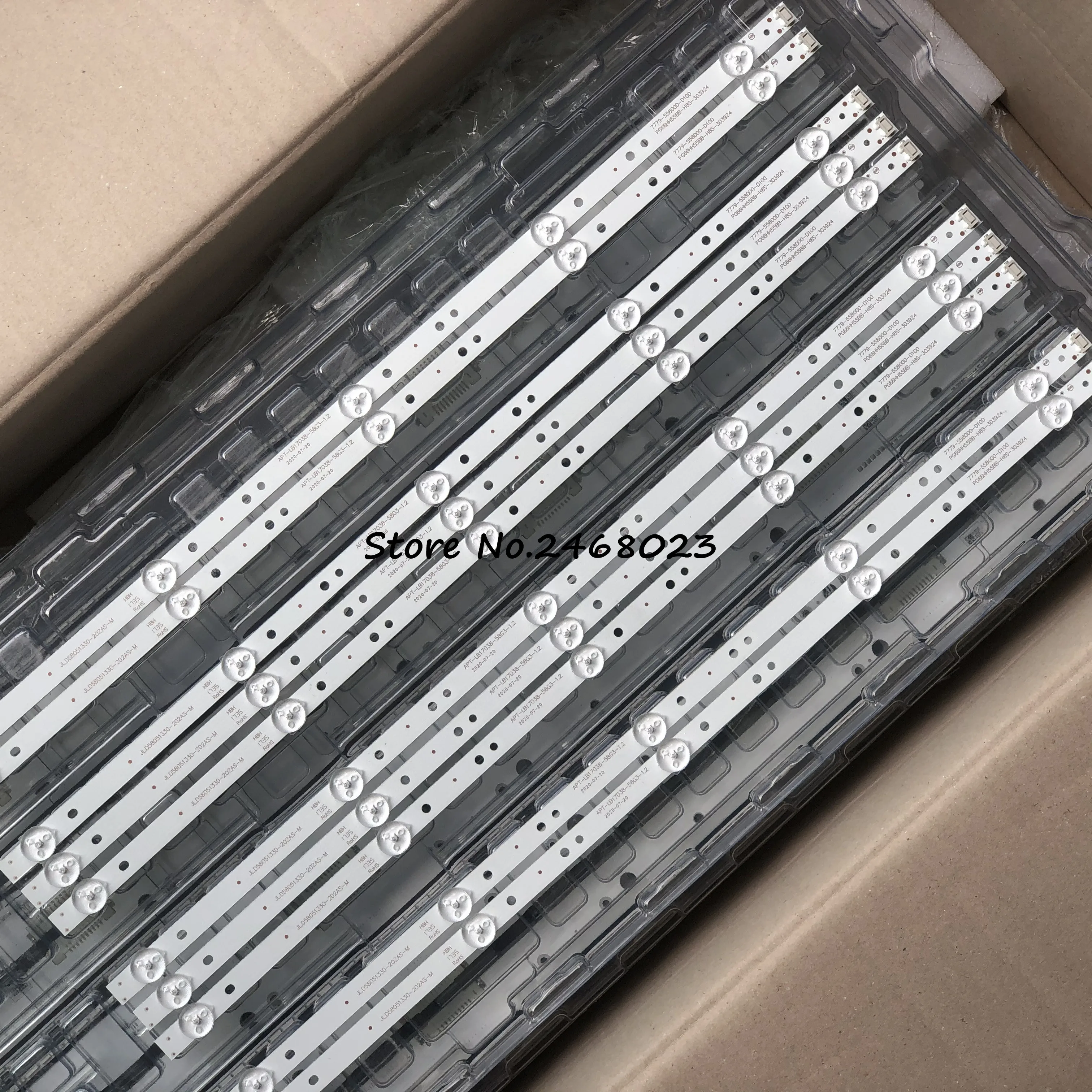 LED Backlight For 58G3 58F55 58G2A 58F5 58K5D 58V20 58G6B V580DJ4-MD1 SW58D05-ZC22AG-06 5835-W58000-1P00 JL.D58051330-202AS-M