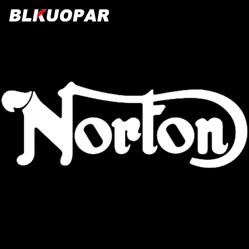 BLKUOPAR for Norton Tank Logo Car Stickers Waterproof Decals Creative Air Conditioner JDM Accessoires Windshield Funny Decor