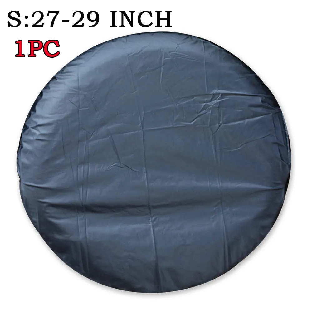 Couvre-pneus, 4 pièces, 32 pouces, Couvre-pneus Couvre-protecteurs de roue pour véhicules de tourisme, camions, voitures, caravanes, remorques ou autres modèles de voitures. [Black