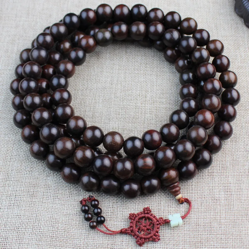 Red Rosewood Bracelet 15mm108 Beads Rosary