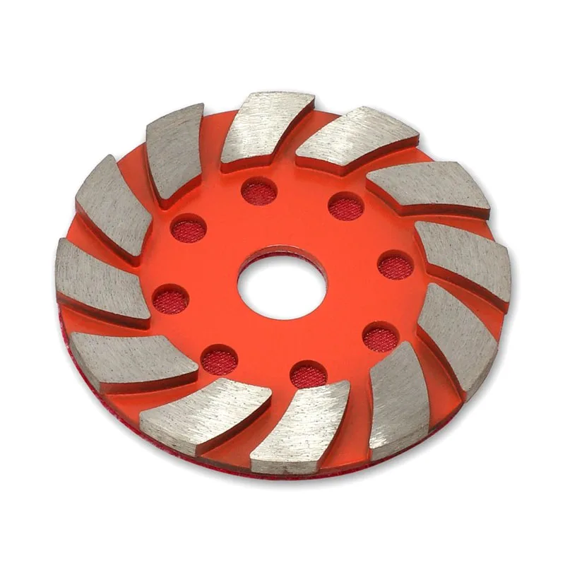 RIJILEI 3PCS  4Inch Metal Diamond Polishing Pad 100mm Wet or Dry Concrete Floor Polishing Pad Marble Granite Grinding Disc 4JKP