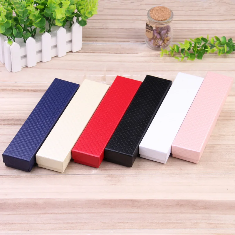 10PCS Rectangle Jewelry Box  for Necklace Hairpin Jewelry Organizer  Elegant Luxury Gift Box