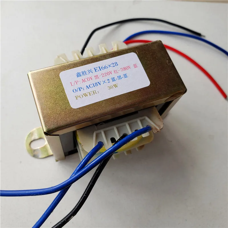 

18V-0-18V 0.8A Transformer 0- 220V-380V input 30VA EI66*28 Welding machine inverter control transformer for Z120-31