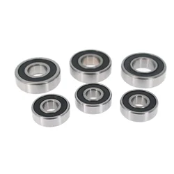 Wilebo Transmission Gearbox Bearing Set for GY6 49cc 50cc 139QMB 139QMA Scooter Moped ATV GO-Kart (6 pcs/set)