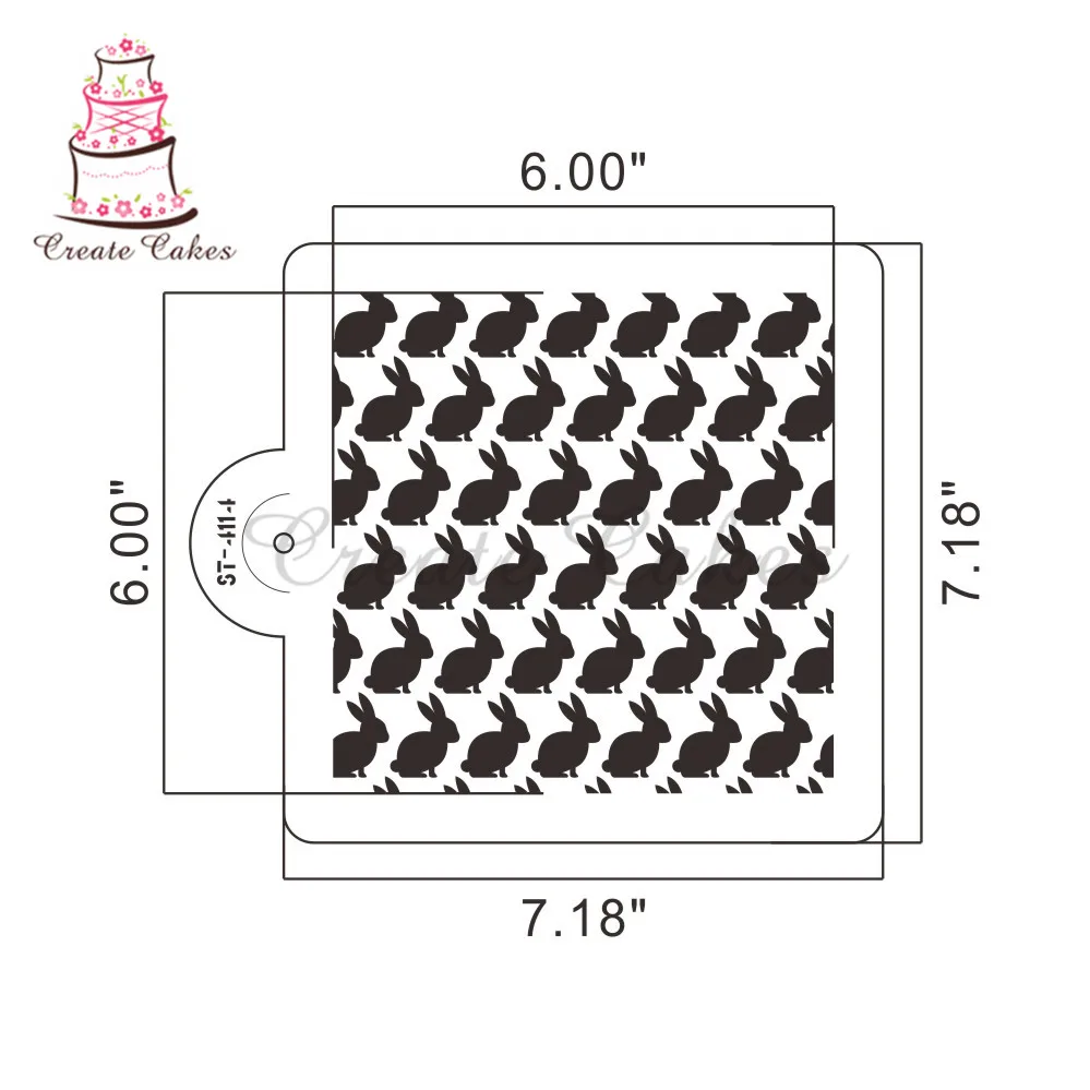 Coelhinho Da Páscoa Pçs/set 3 & Flor Stencil para Cupcake Fondant Bolo Decoração Stencil Cookies & Plástico do Cozimento Da Cozinha Ferramenta