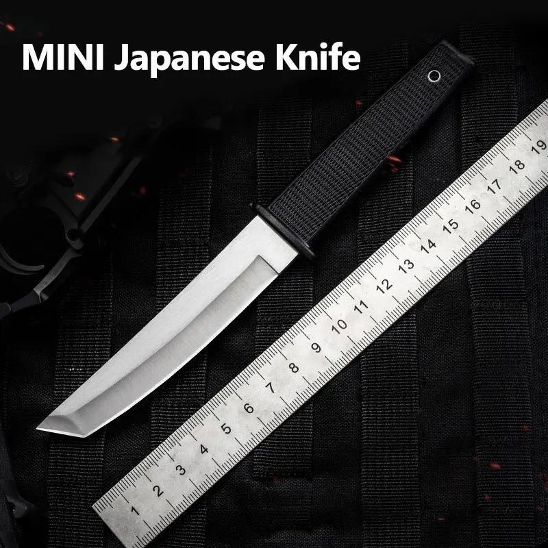 Self-defense Outdoor MINI Knives Japanese Knife Sammi Samurai Knife Portable Saber Camping Tactics Portable Knife Fruit Knife