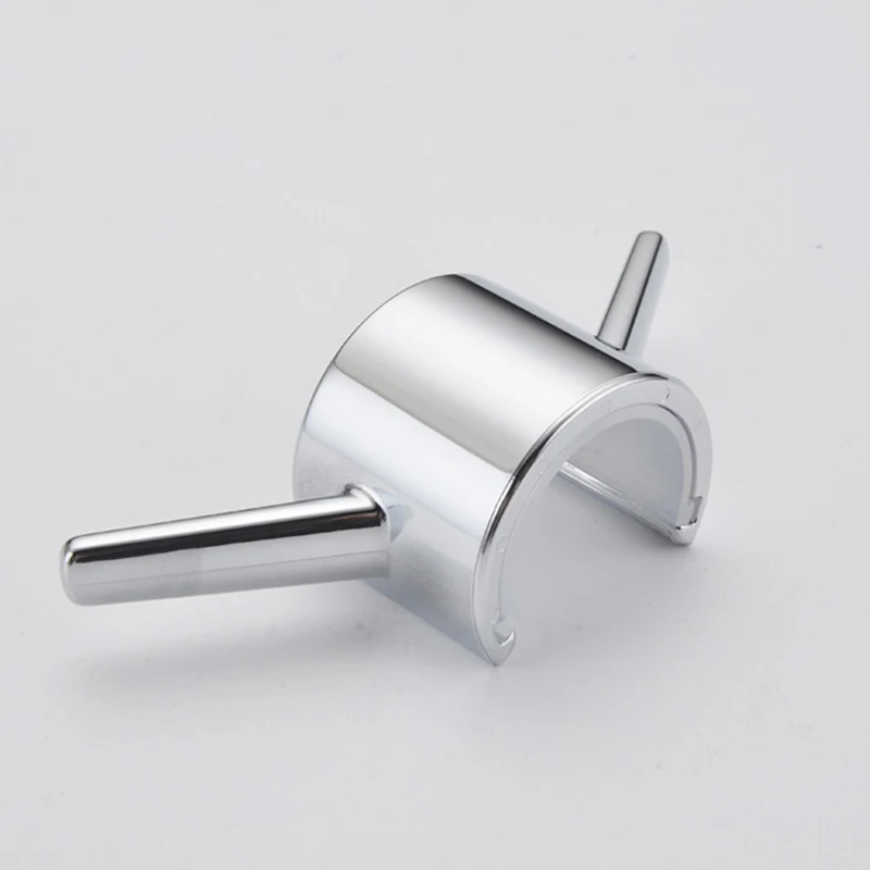 

Shower Rod Towel Hook Shower Pole Hook for Towel Hook Bathrobe and Loofah Electroplating Finish Organizer Rack Storage Holder