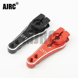 Ajrc 1pcs 33mm Metal Rc 25t Tooth Steering Servo Arm For 1/10 Rc Tracked Traxxas Trx4 Trx6 Scx10 Axial D90 D110 Rc Car Parts