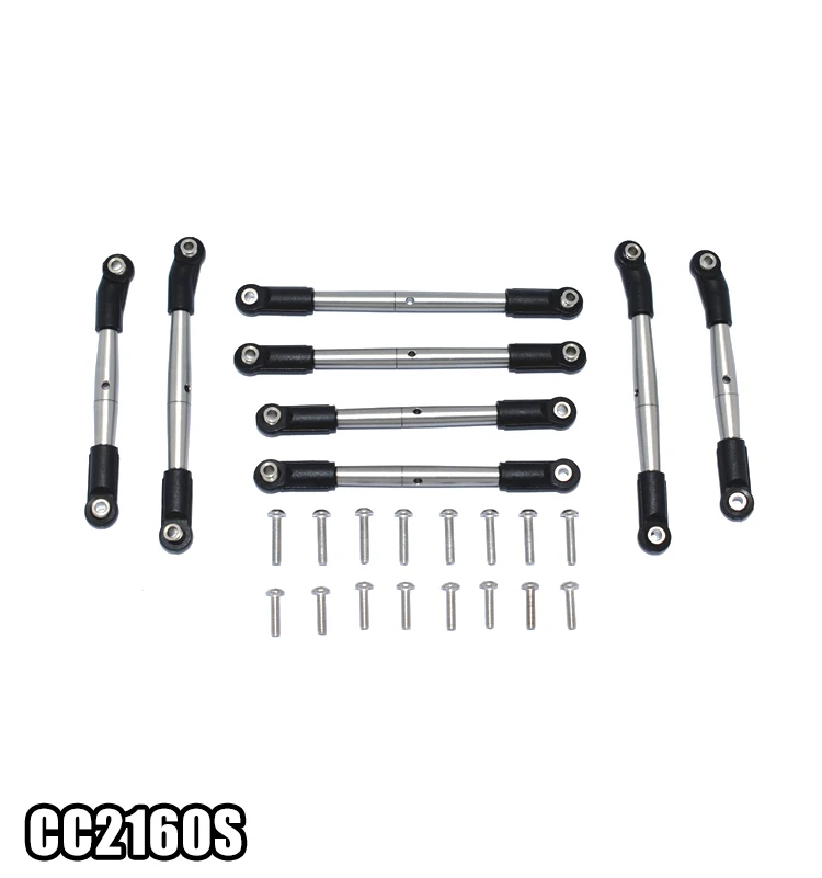 TAMIYA CC02 4WD MEERCEDES-BEENZ G500 58675 UPPER LOWER ADJUSTABLE LINK PARTS SET CC2160S