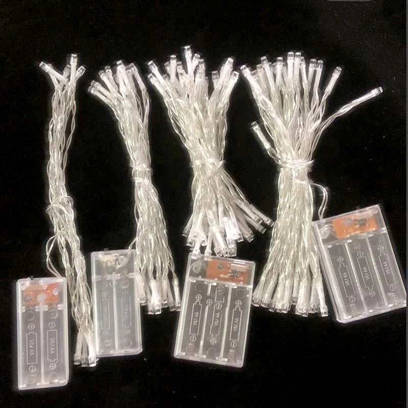 2M 5M 10M LED String Lights 3*AA Battery Operated Waterproof Fairy LED Christmas Lights For Holiday Party Wedding Decoration