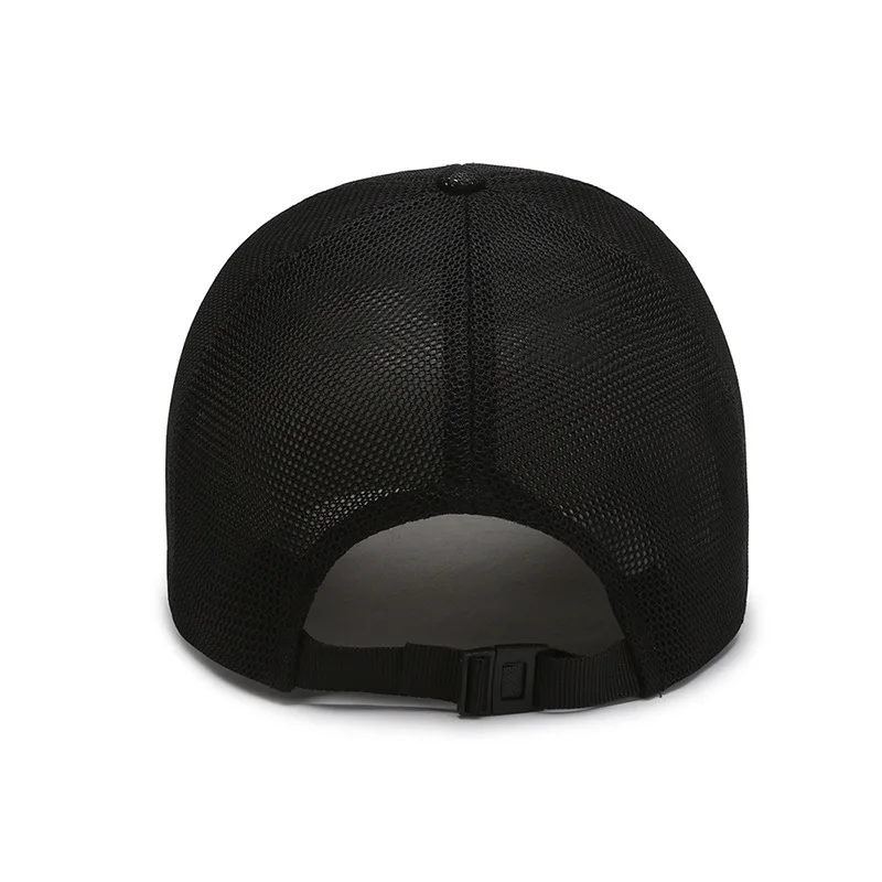 Fashion Women Men Summer Baseball Cap Female Male Breathable Mesh Snapback Hats Black Casual Sun Hats Cap For Women Men