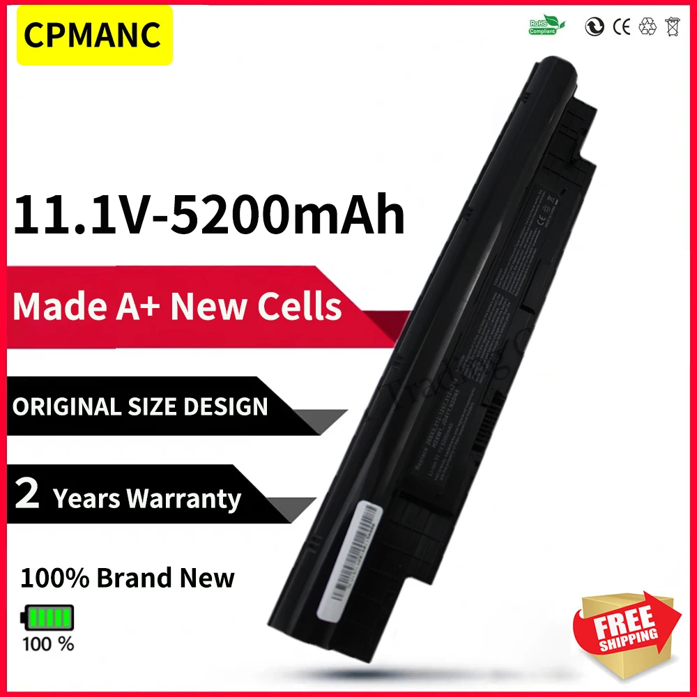 

Аккумулятор CPMANC 6Cell для Dell Inspiron 13Z N311z 14Z N411z Vostro V131 268X5 N2DN5 H2XW1 JD41Y 312-1257