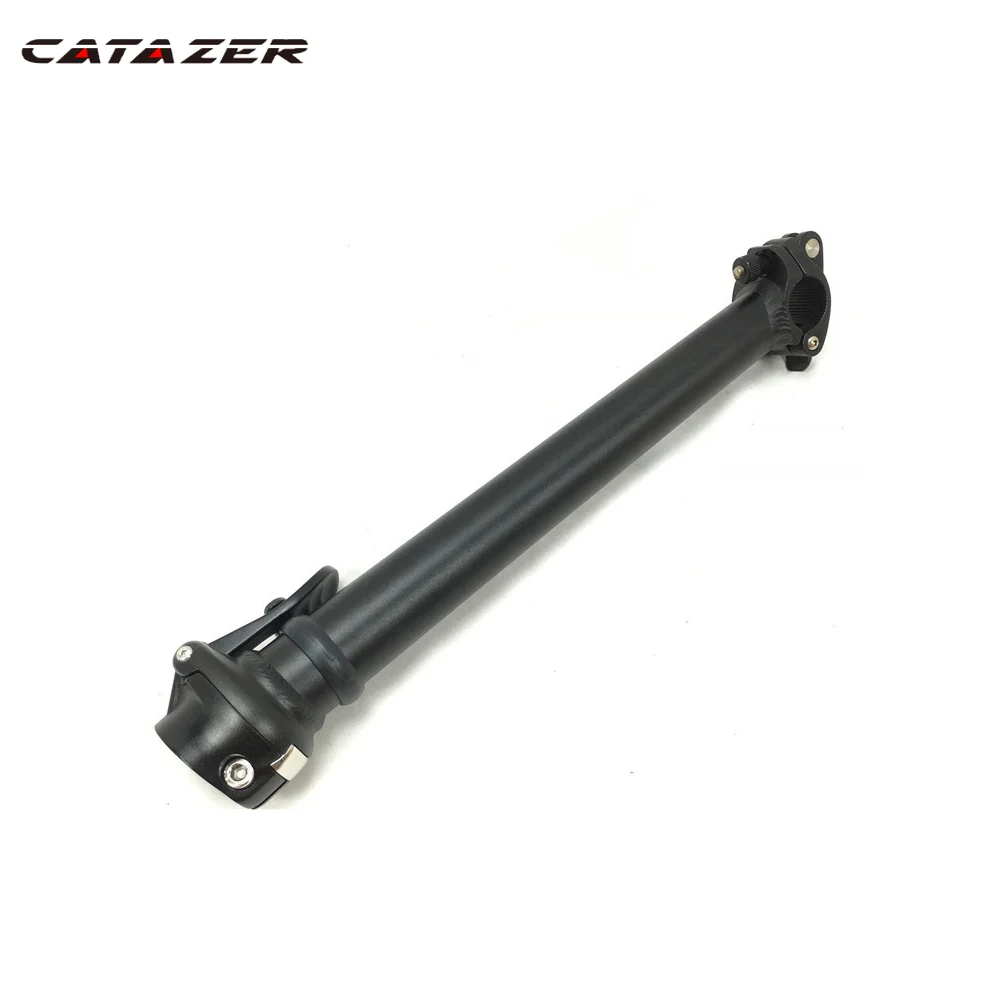 

Catazer Folding Bike Stems 37cm 33.5cm Fold Stem 25.4mm Handlebar 28.6mm Fork Folding Bicycle Parts Bike Fork Stem