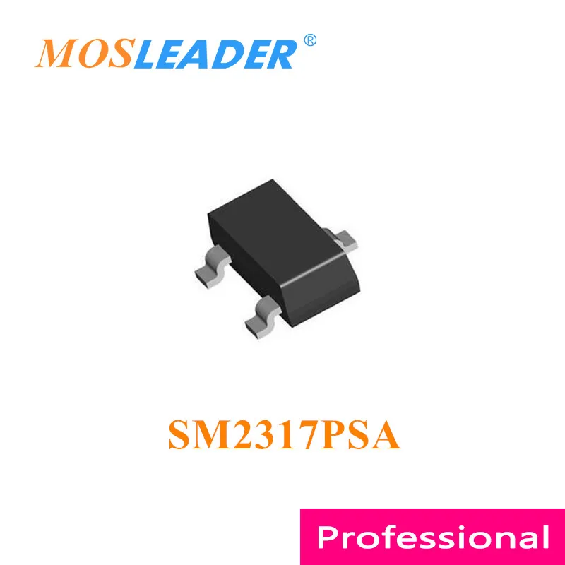 

Mosleader SM2317PSA SOT23 3000PCS SM2317PSAC-TRG SM2317 P-Channel 20V 2.8A 4.6A Made in China High quality