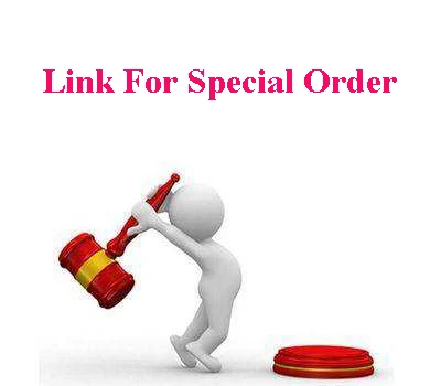 

Special order link for extra cost or extra order,please not order directly,we will not dispatch thanks