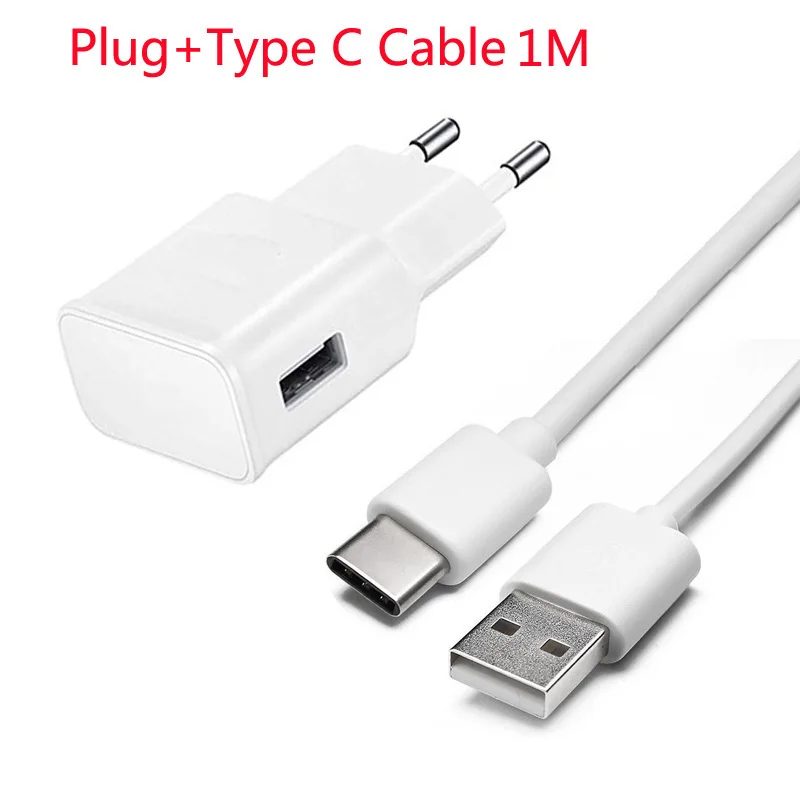 

USB Charging Adaptive Fast charger For Samsung A20 A20E A30 A40 A50 A70 Note 10 9 8 Redmi K20 Pro Mobile phone Type C Cable