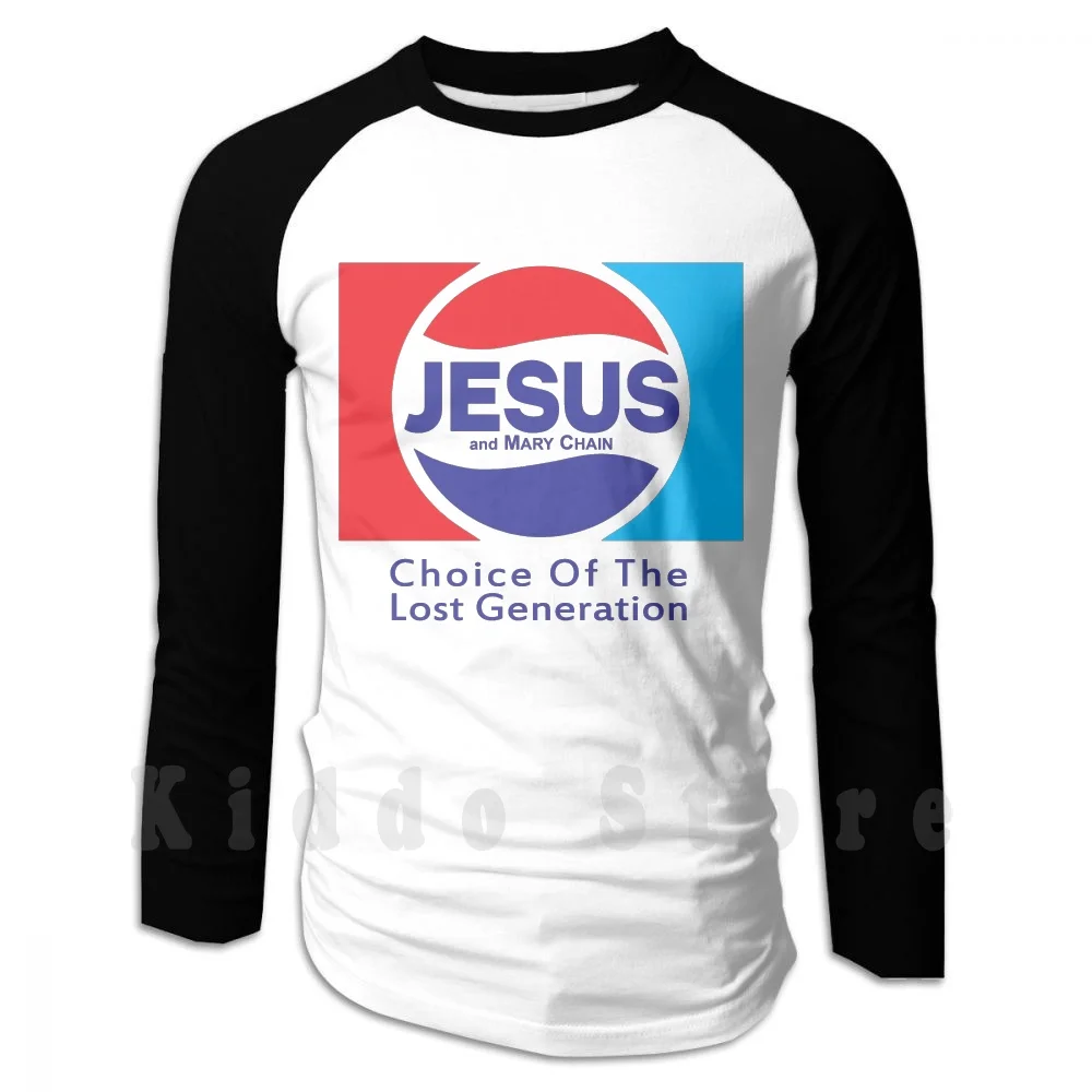 Jesus And Mary Chain-The Choice Of The Lost Generation Sudaderas con capucha de manga larga estilo años 80 Cola Jesus Mary Chain Jamc Jesus