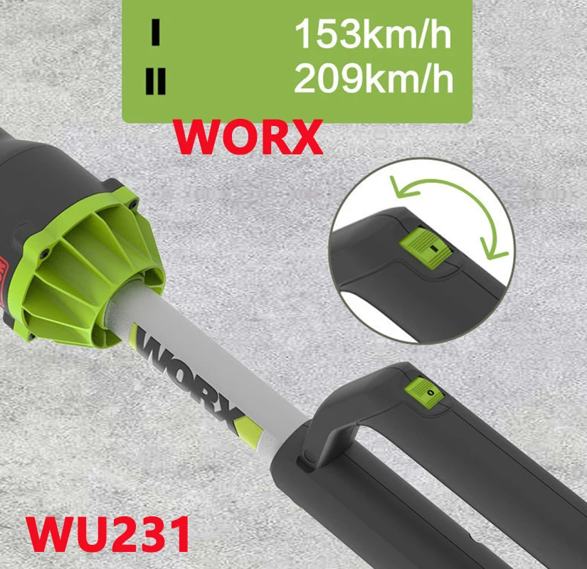 WORX เครื่องเป่าลม WU231เครื่องเป่าผมเครื่องดูดฝุ่นในครัวเรือน