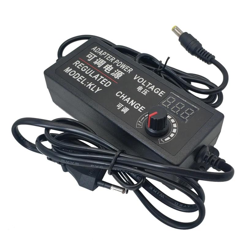 AC to DC Universal power adapter Adjustable 3V-12V 3V-24V 9V-24V display screen voltage Regulated supply adatpor 3 12 24 v