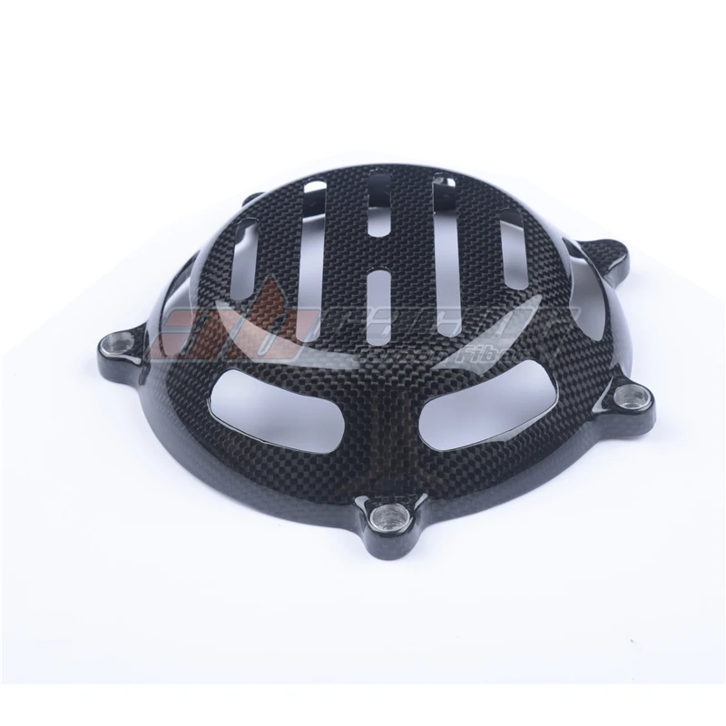 Side Engine Generator Clutch Case Cover Fairing ( Dry Clutch ) For All Ducati  Full Carbon Fiber 100%