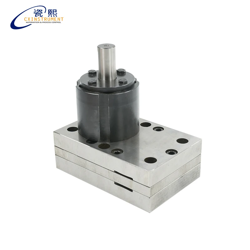 Imagem -04 - Maioria dos Líquidos de Confiança da Viscosidade do Fabricante de Que Gira a Bomba de Medida da Engrenagem Derrete a Bomba de Medida Soprada Aço Inoxidável a