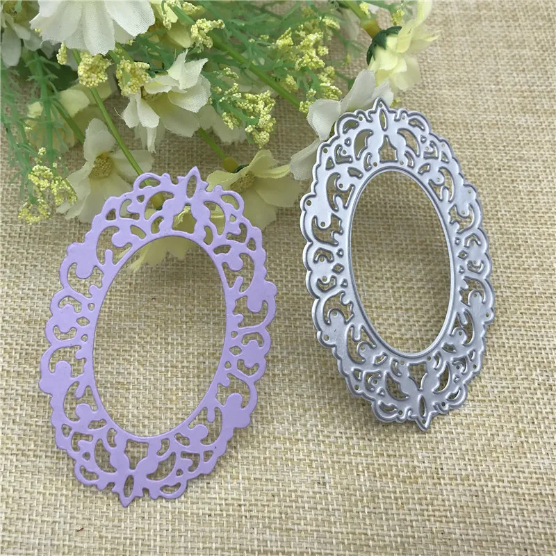 Frame Lace Metal Die Cutting For Household DIY Scrapbooking Photo Album Decorative Embossing Folder Paper Cards