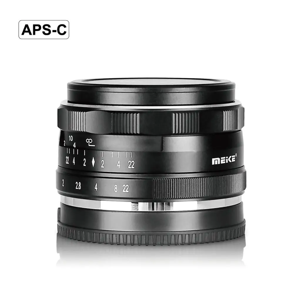 Meike 35mm f1.7 APS-C Large Aperture Manual Focus Lens For Fuji X/Sony E/Canon-EF-M/Olympus Micro 4/3 Mount cameras