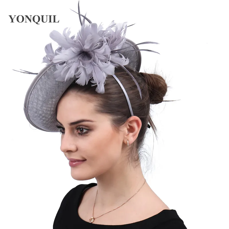 Vintage Chic Party Fascinators Hat Elegant Womens Ladies Vintage Headpiece Hair Pins For Formal Occasion Church Chic Fedora Caps