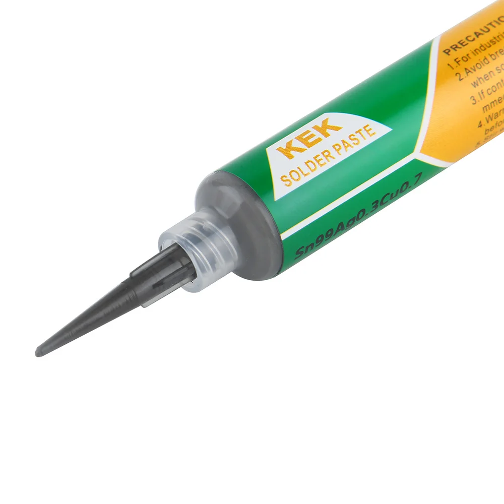 Needle-tube Type Lead-free Solder Paste Sn99Ag0.3Cu0.7 Melting Point 227℃ Repair Soldering Paste PCB Repair Welding Paste 0.3AG