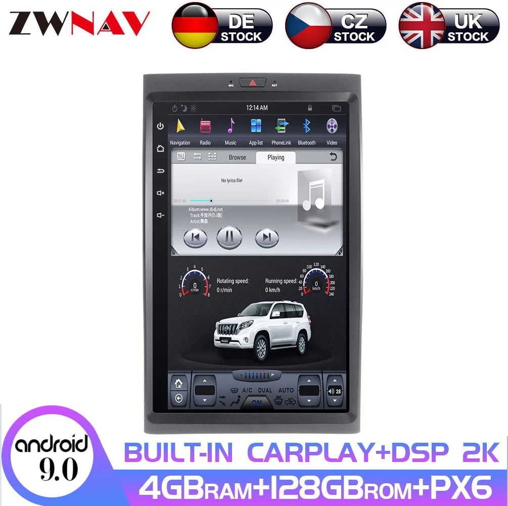 

Автомобильный мультимедийный плеер Carplay, экран 17 дюймов в стиле Tesla, Android 9,0, 128 ГБ, IPS-экран, для Ford DISPATCH 2007-2017, радио, GPS-навигация