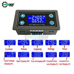 SEP4 Adjustable Automatic Buck-Boost Power Module CC CV Constant Voltage Constant Current LCD Charging Step Up Down Module