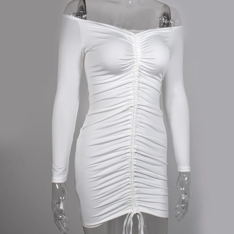 white ribbed long sleeve ruched bodycon dress Amazon.com: MASCOMODA Women's 2024 Long Sleeve Ruched Bodycon Dresses Sexy V Neck Party Cocktail Short Mini Dress (White, Large) : Clothing, Shoes & Jewelry