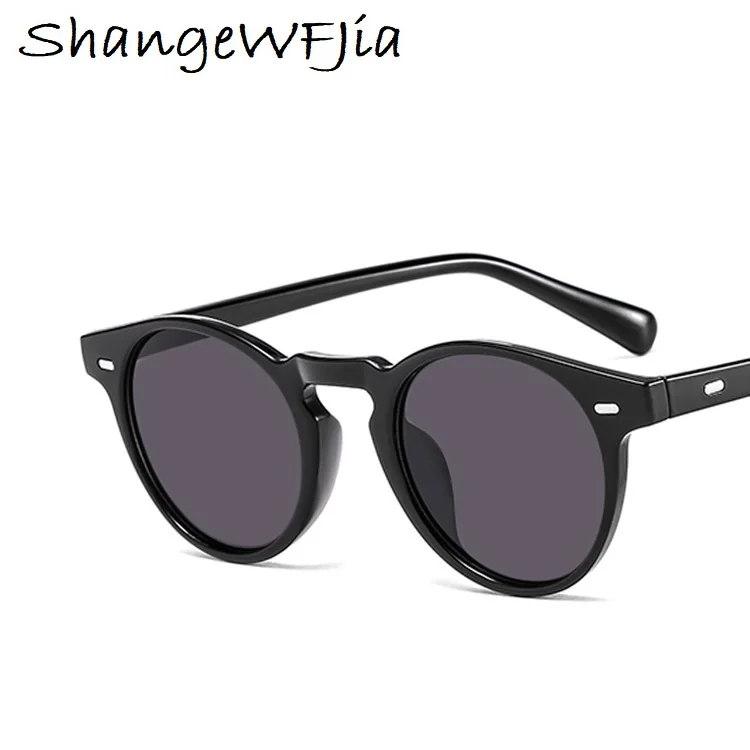 Men Round Sunglasses Women 2024 Fashion Vintage Sun Glasses Oval Shades Glasses UV400 Oculos De Sol