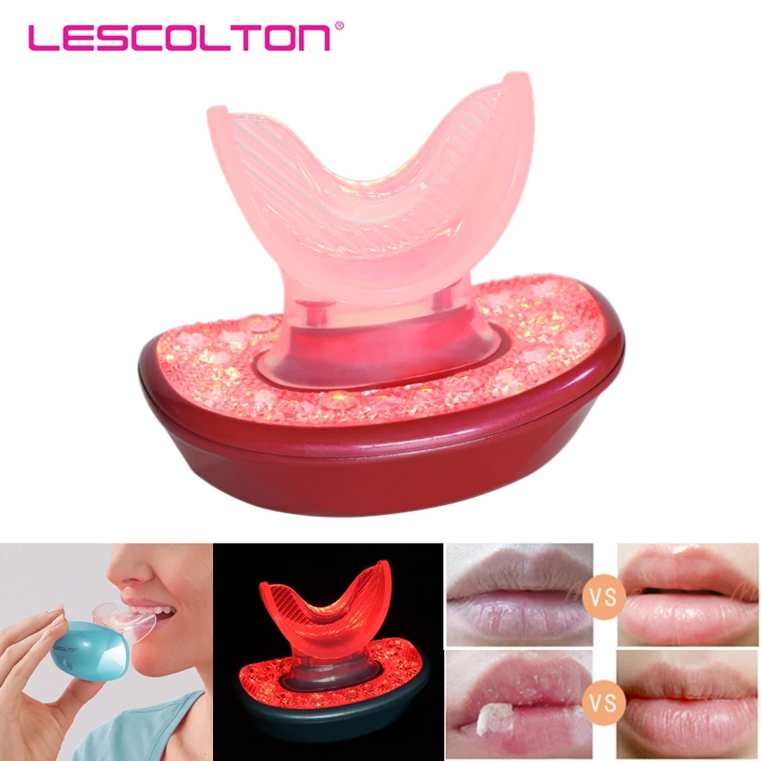 Lip Pump Fuller Electric Lip Plumper LED Light Therapy Enhancer Sexy Thicker Lips Plumping Tool Mouth Enhancer Bigger Thicker