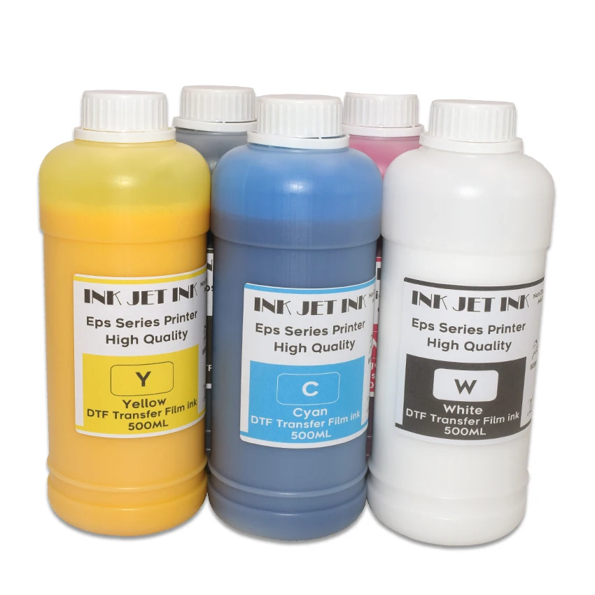 

500ml/pc DTF Ink For PET Transfer Film Pigment Ink for Epson DX5 XP600 L1800 L805 DTG Textile Printer