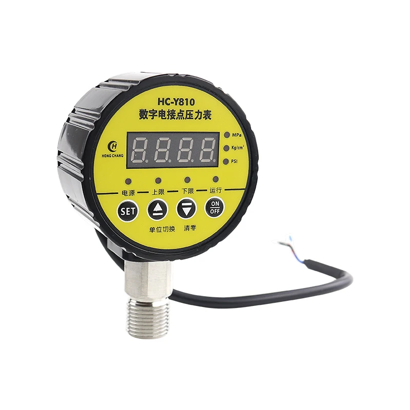 Digital Pressure Gauge Digital Intelligent Pressure Gauge Pump Negative Pressure Water Pressure Switch Controller AC220V 380V