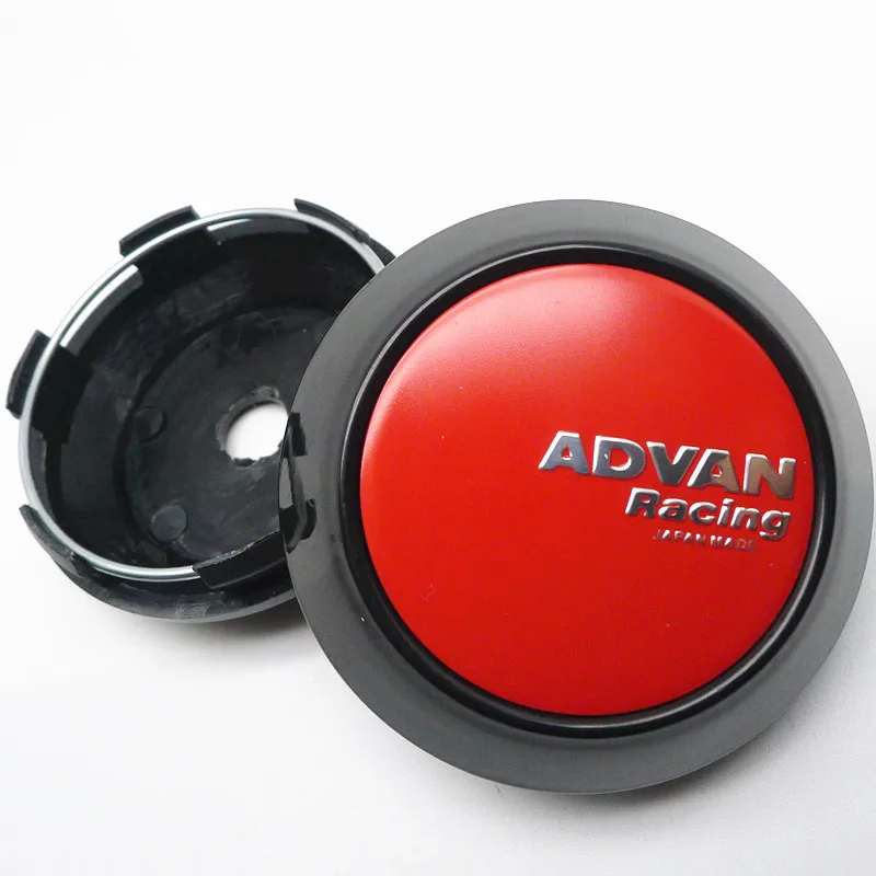 4pcs 69mm For ADVAN RACING Wheel Center Cap Hubs Car Styling Emblem Badge Logo Rims Cover 45mm Stickers Accessories