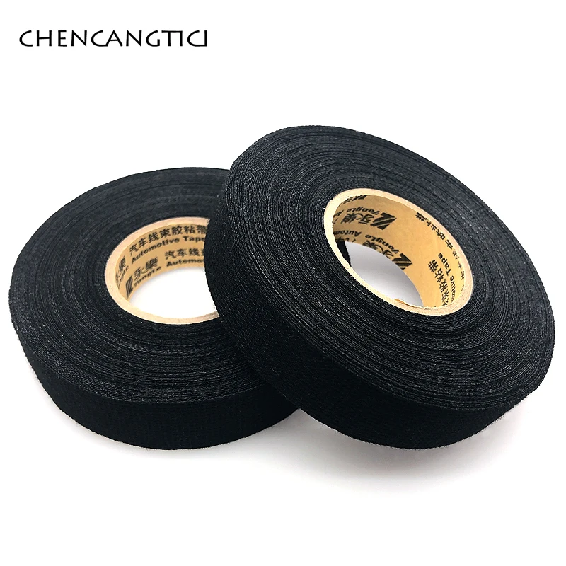 1 Pcs Heat-Resistant Fabric Adhesive Wiring Harness Tape Looms Fabric Cloth Adhesive Tapes Cable Protection